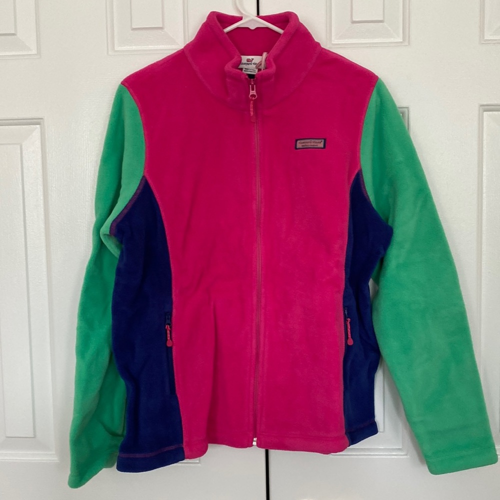 Fleece, zip-up.